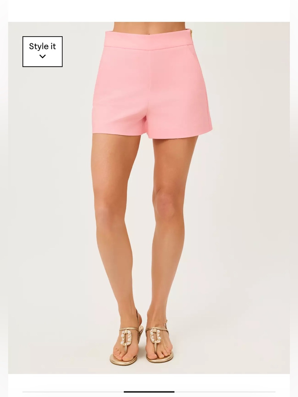 Lilly Pulitzer Sarissa Shorts Light Pink 00